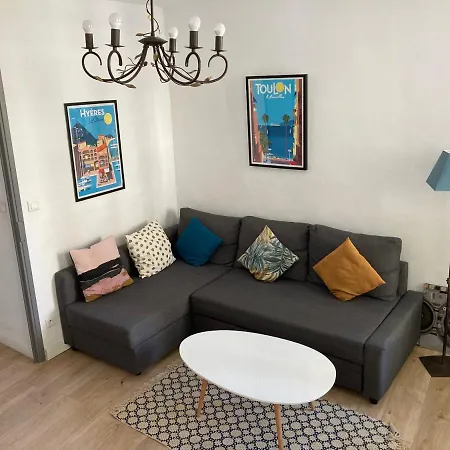 Apartmán Le Mitre - 43m2 Clim Et Balcon A 200m Des Plages Toulon