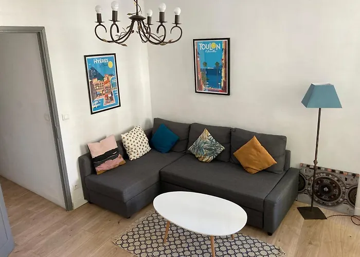 Daire Le Mitre - 43M2 Clim Et Balcon A 200M Des Plages Toulon